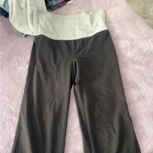 No Boundaries Gray and Black Leggings